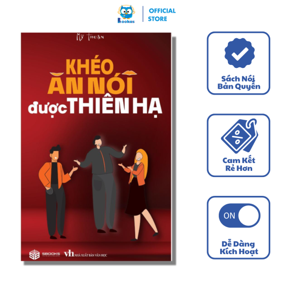 Sách - Khéo Ăn Nói Được Thiên Hạ - Mỹ Thuận - BOOKAS AUDIO (E - VOUCHER)